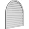 Ekena Millwork Round Top Surface Mount PVC Gable Vent w/ 2"W x 1-1/2"P Brickmould Frame, 42"W x 42"H GVPRT42X4202SN - alternate 4